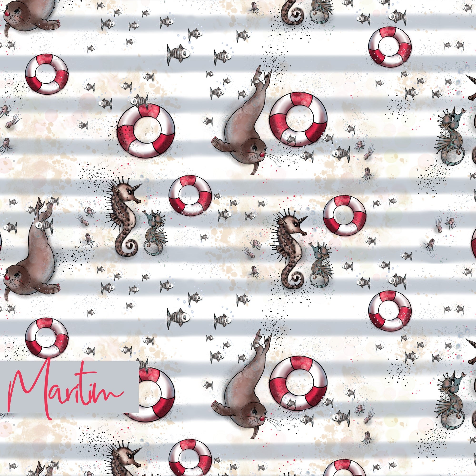 Maritim, Lillestoff Bio Jersey, Robe,