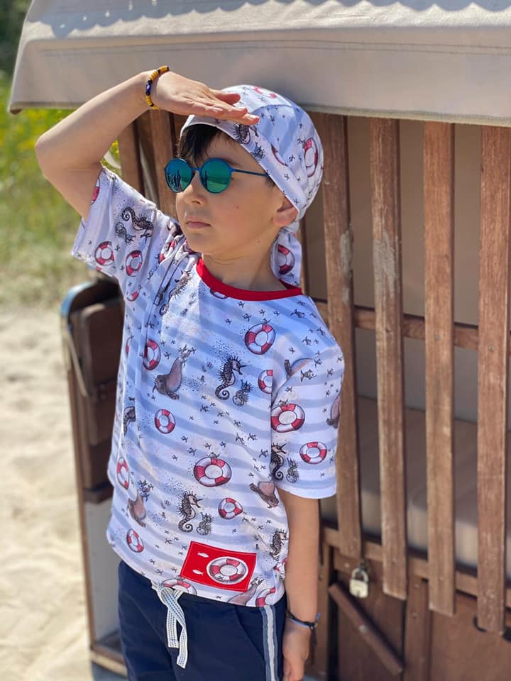 Maritim, Lillestoff Bio Jersey, Robe,