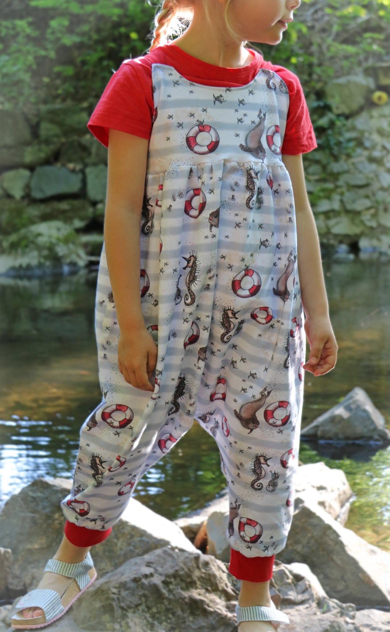 Maritim, Lillestoff Bio Jersey, Robe,