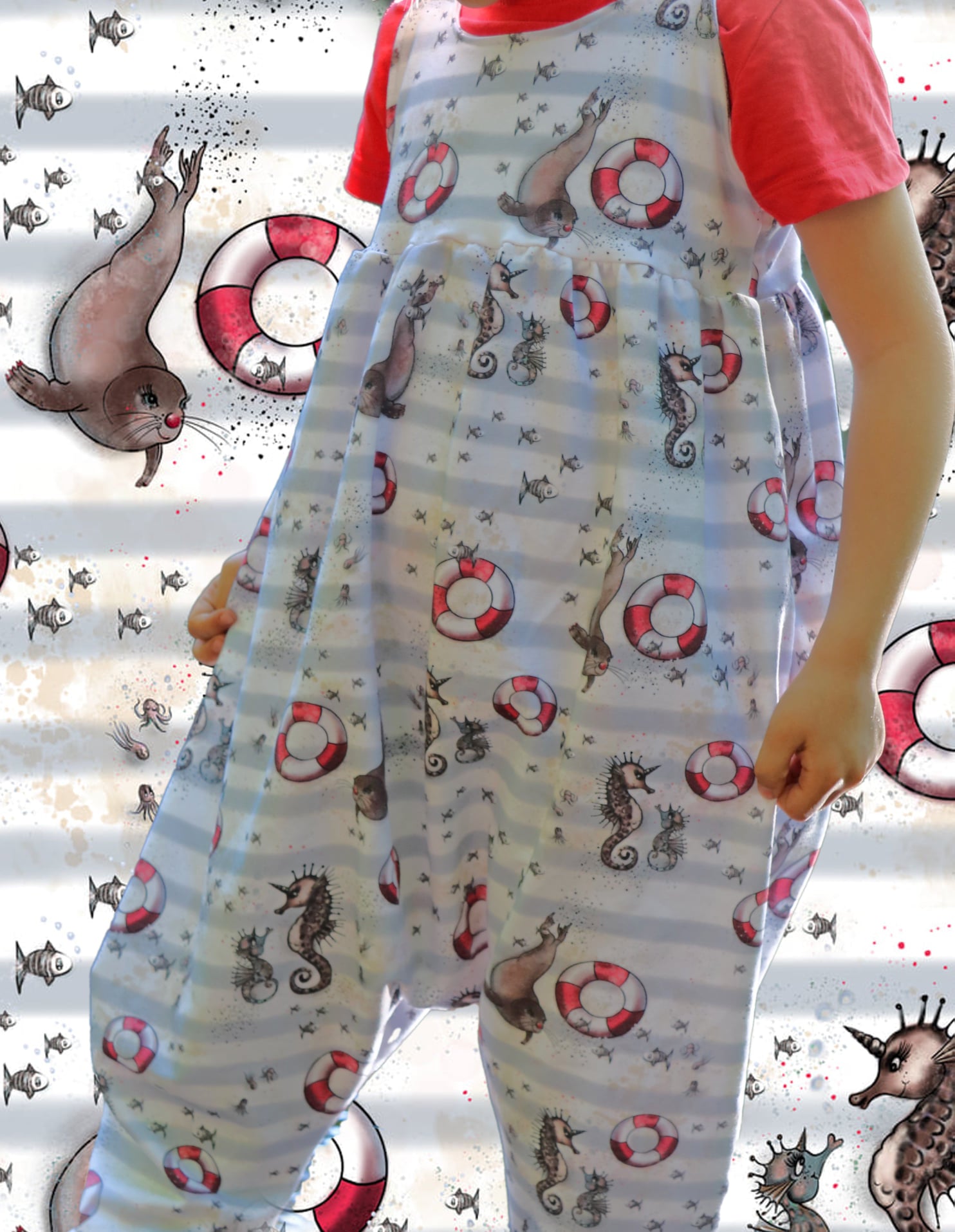 Maritim, Lillestoff Bio Jersey, Robe,