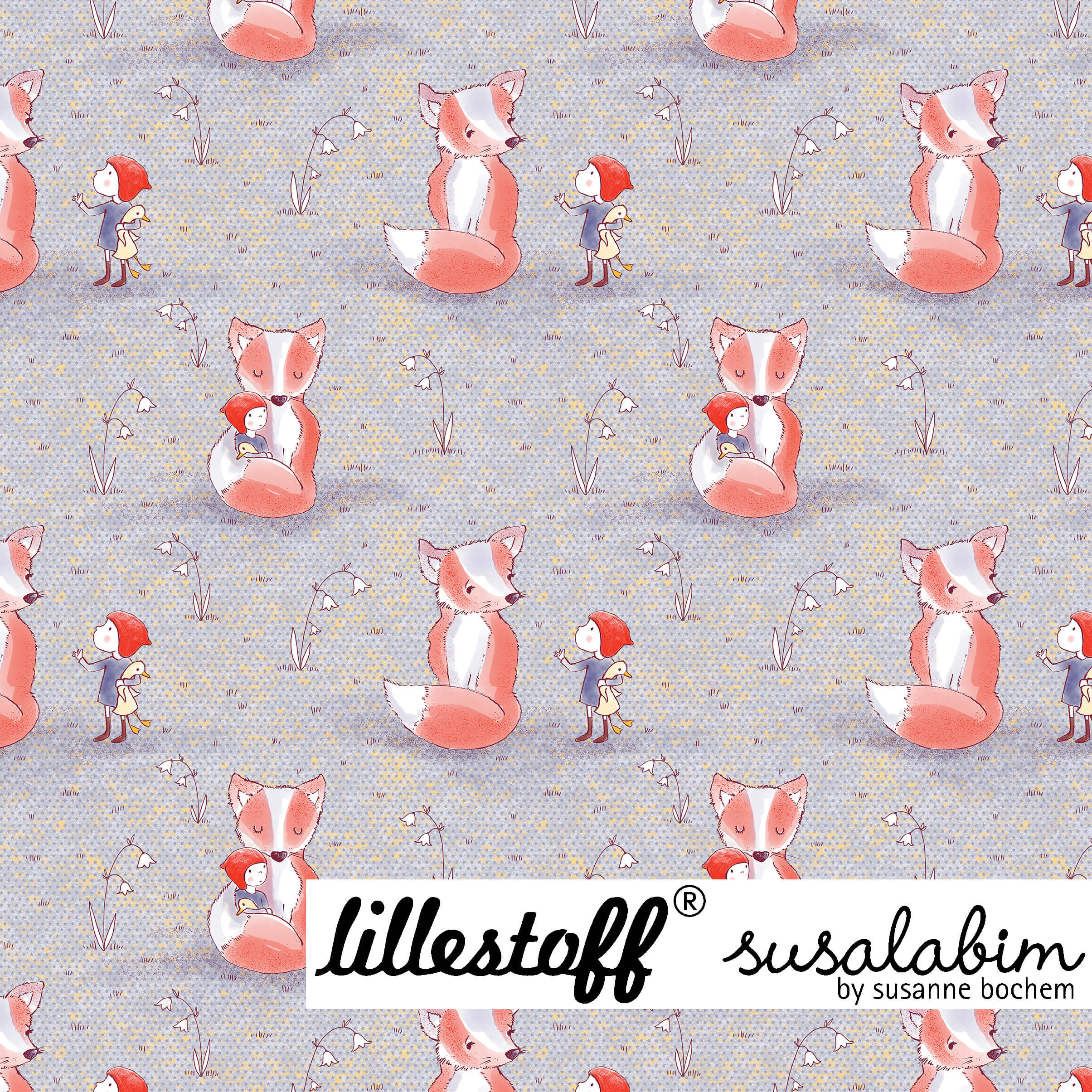 Rest 87cm, Wichtel und Fuchs, Lillestoff Bio Jersey, Susalabim