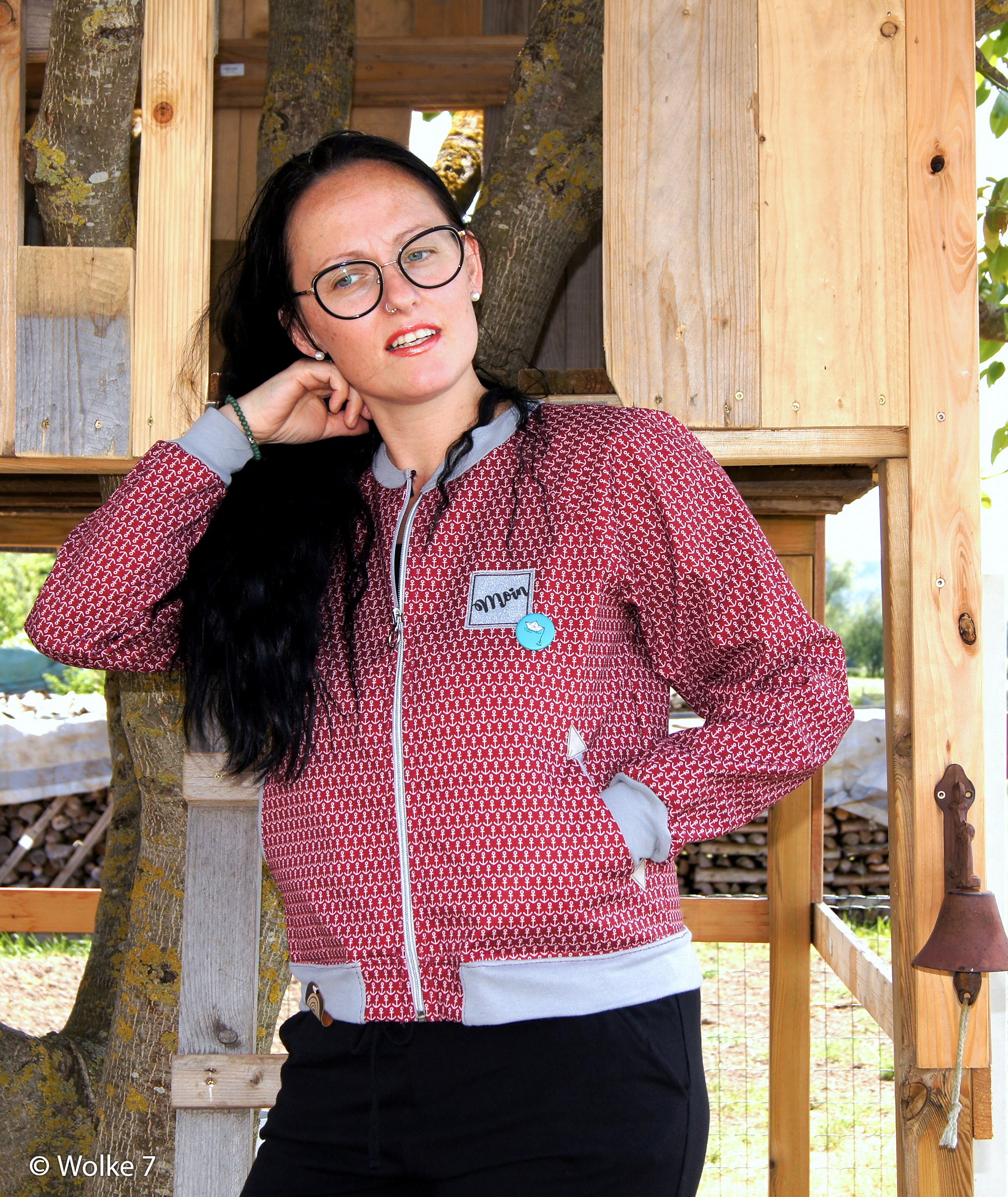 Softshell, Anker, rot,  Fiete, NANO-Softshell, Fiete Swafing, öko-tex 100