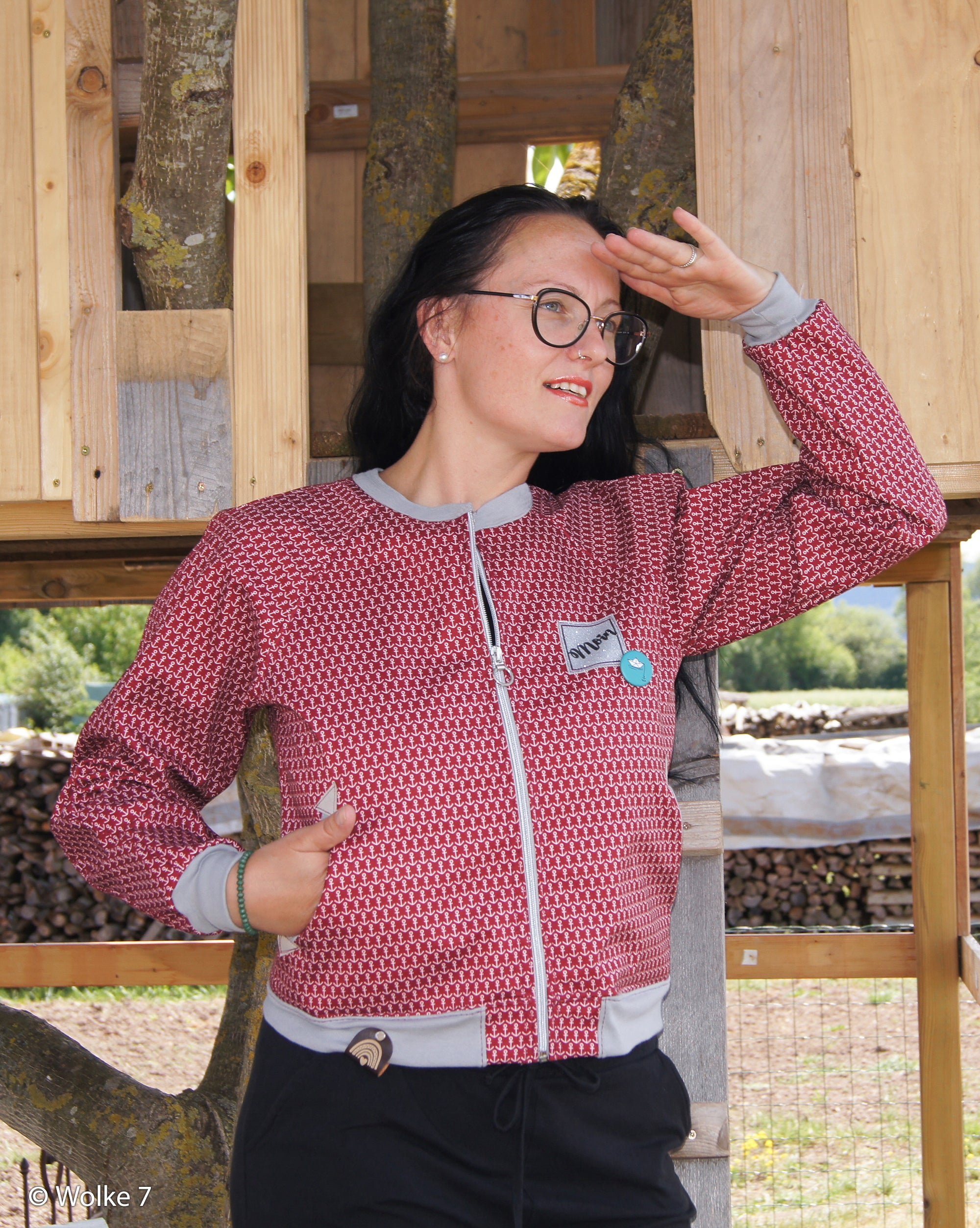 Softshell, Anker, rot,  Fiete, NANO-Softshell, Fiete Swafing, öko-tex 100