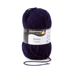 Schachenmayr Wolle,  Handstrickgarne, Bravo, 50G ,08223 (marine)