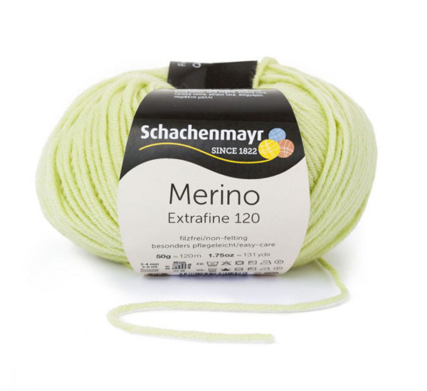 Schachenmayr Merino Wolle, Extrafine, 50G, 00175, Grün