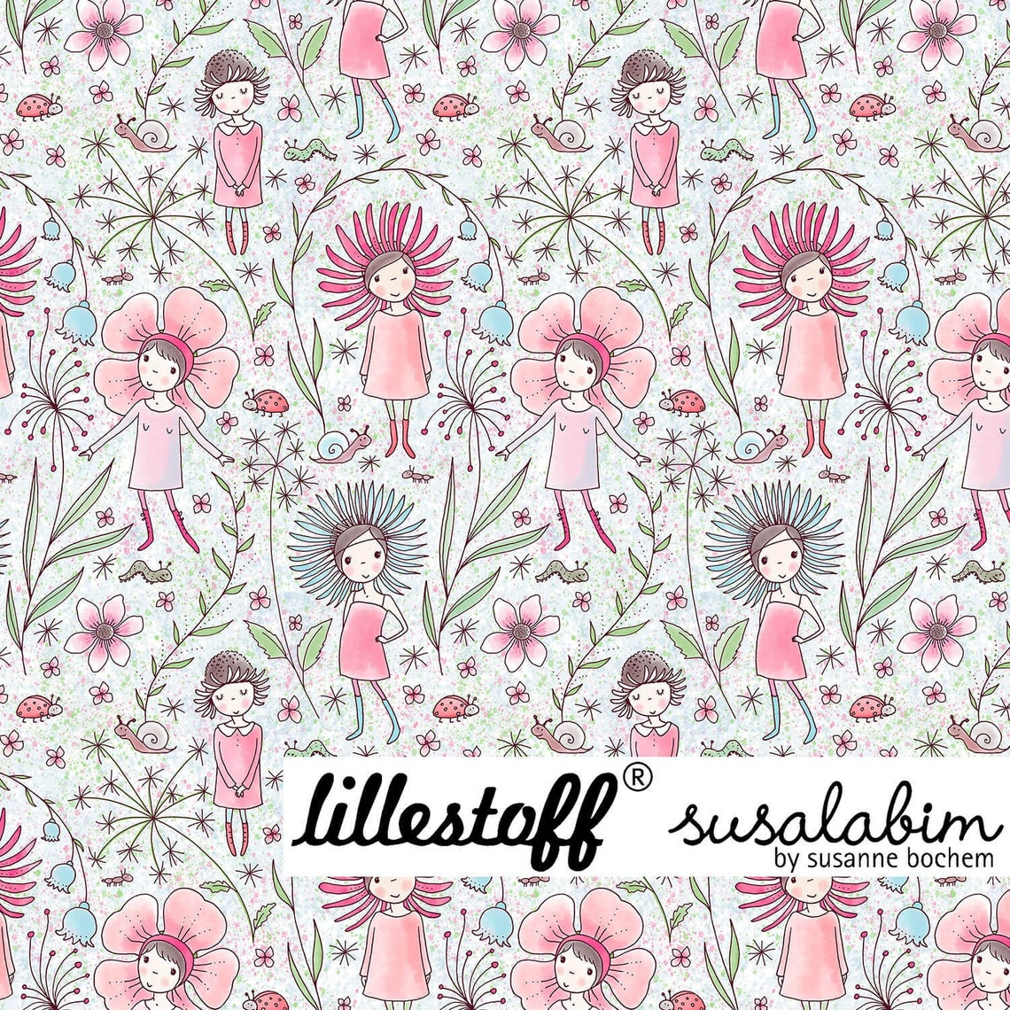 Susalabims Blumenmädchen Lillestoff