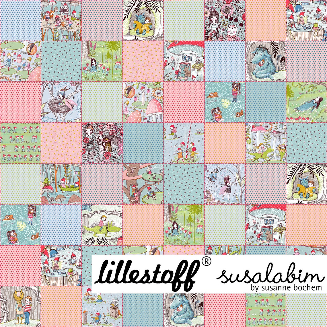 Susalabims Patchwork Webware, Lillestoff