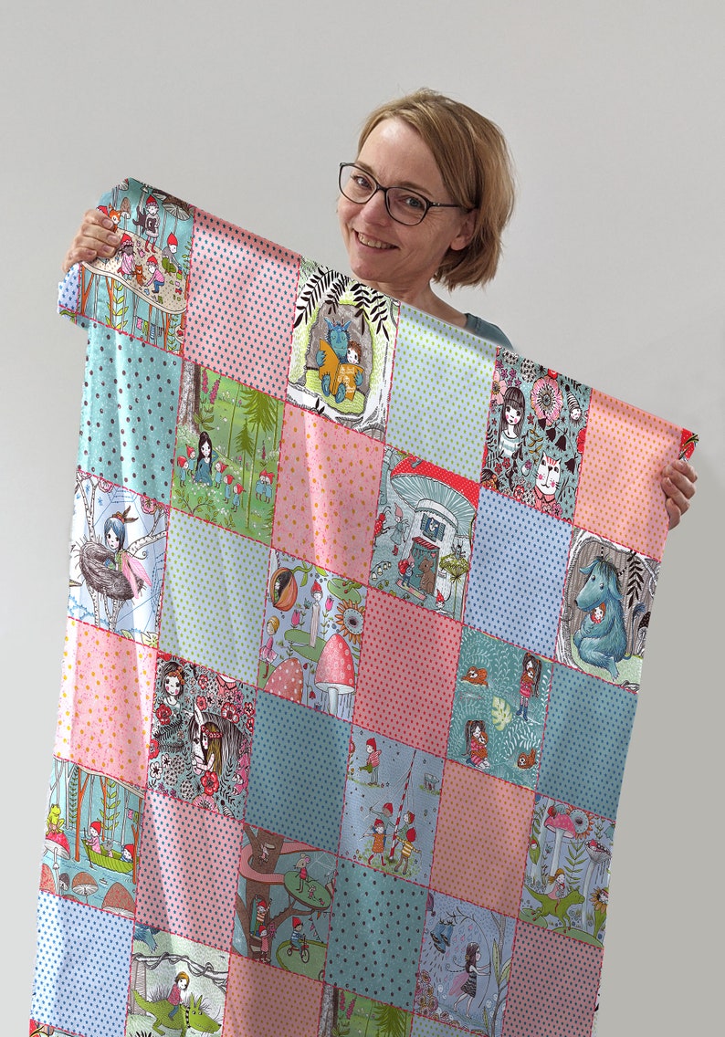 Susalabims Patchwork Webware, Lillestoff