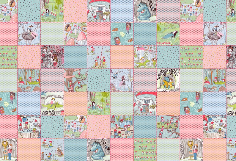 Susalabims Patchwork Webware, Lillestoff