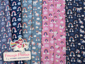 Prinzessin Phantasie by Sandra Kretzmann NANO-Softshell, Softshell Regenbögen, dunkelgrau