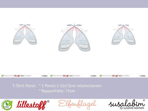 Elfenflügel, T-Shirt Panel, Bio Jersey, Lillestoff