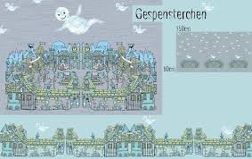 Gespensterchen, meliert,, Bio Jersey, Lillestoff, Panel