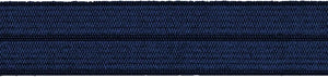 elastisches Einfassband, Schrägband, Rollierband, Falzgummi 20mm, 210 (dunkelblau)
