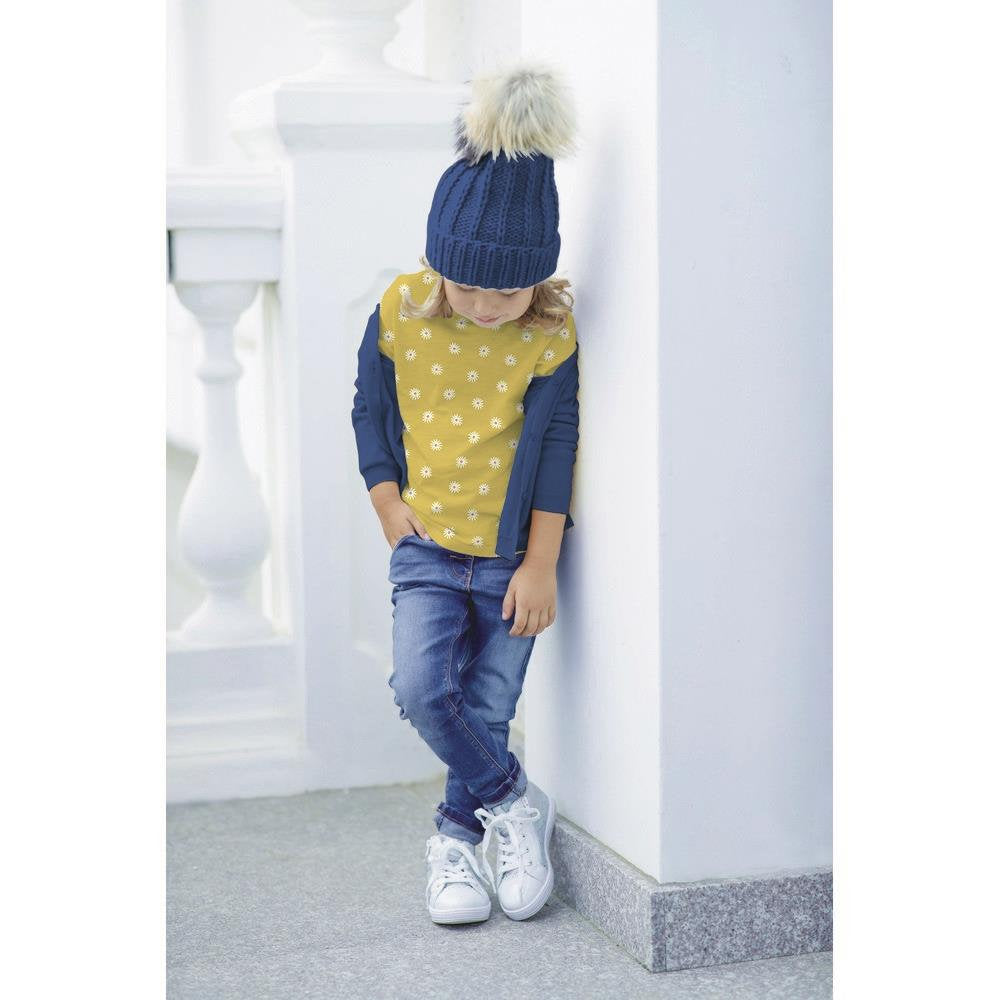 Bio Jersey GOTS, Blümchen, hell rosa, kleine Blumen, blush