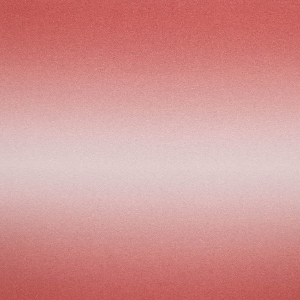 French Terry Ombre, "Farbverlauf" lachs, rostrot, Sommersweat, by Poppy