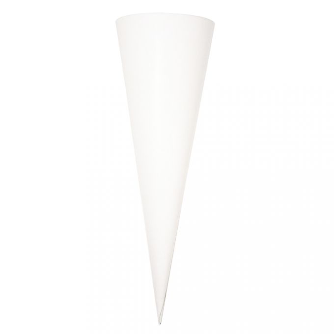 Schultütenrohling weiß, 70 cm